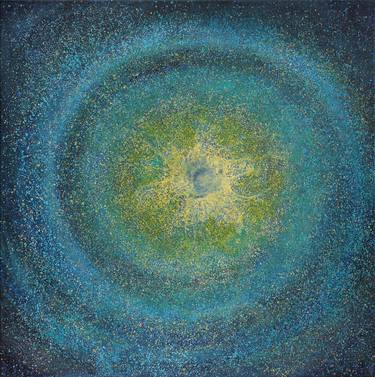 Original Abstract Outer Space Paintings by Zhaohui Yang