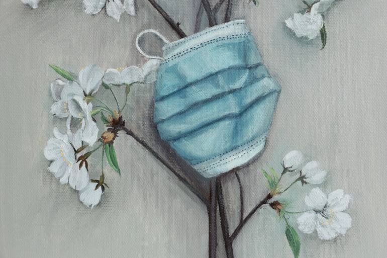 Original Contemporary Floral Painting by Zhaohui Yang
