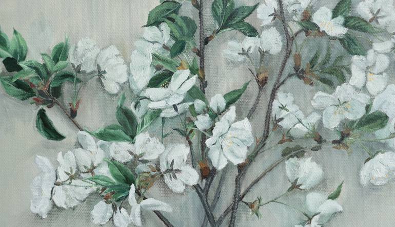 Original Contemporary Floral Painting by Zhaohui Yang