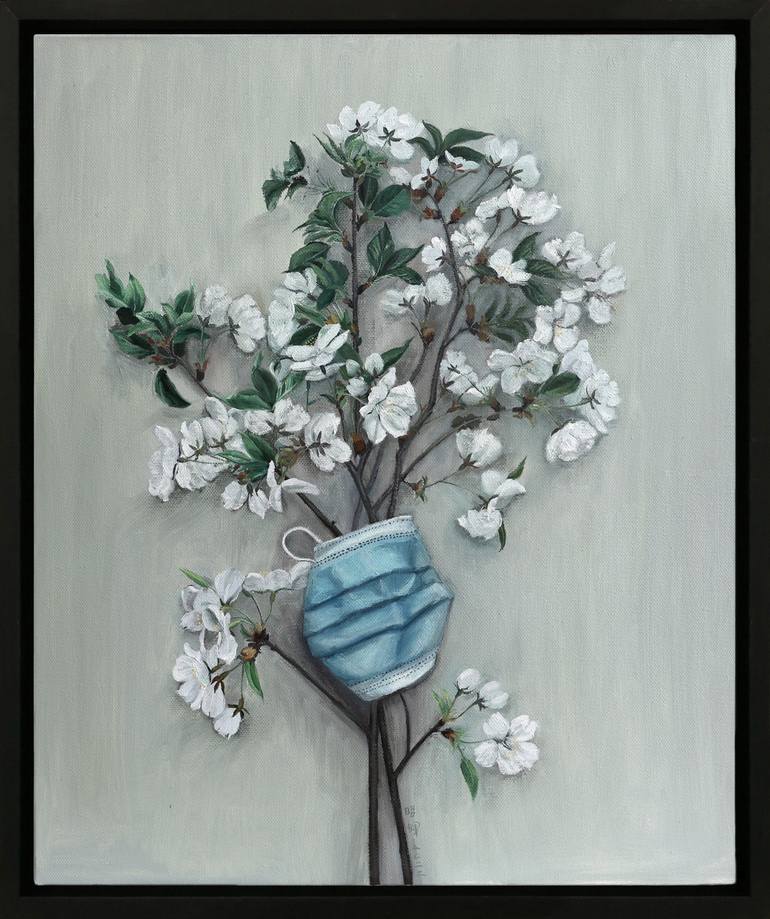 Original Contemporary Floral Painting by Zhaohui Yang