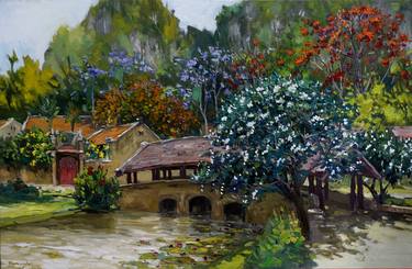 Print of Expressionism Landscape Paintings by Đức Mạnh Lâm