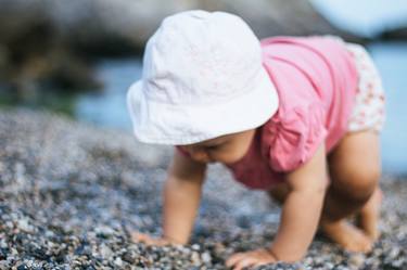 Noemie Crawling On Beach - Andalusia, Spain thumb