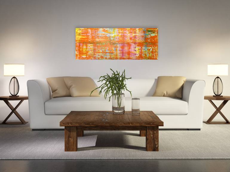 Original Fine Art Abstract Painting by Andrey Visokinsky