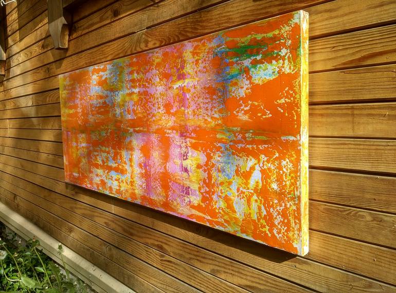 Original Fine Art Abstract Painting by Andrey Visokinsky