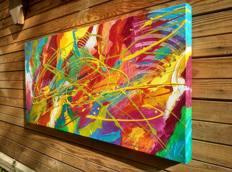 Original Modern Abstract Painting by Andrey Visokinsky