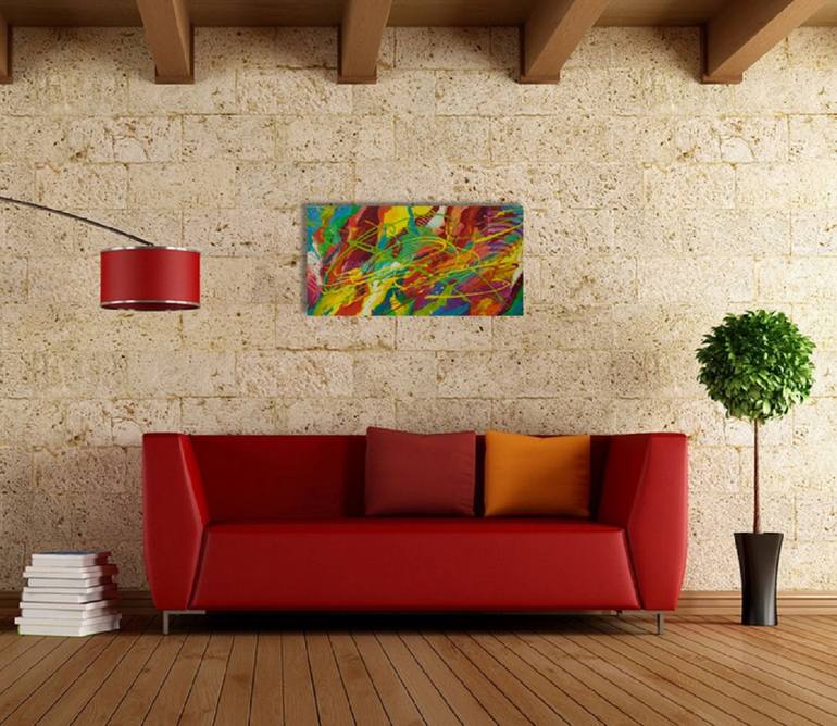 Original Modern Abstract Painting by Andrey Visokinsky