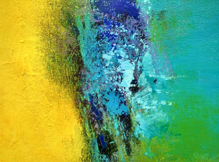 Original Fine Art Abstract Painting by Andrey Visokinsky