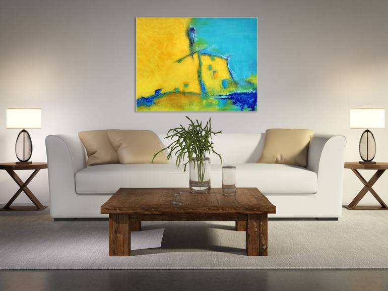 Original Fine Art Abstract Painting by Andrey Visokinsky