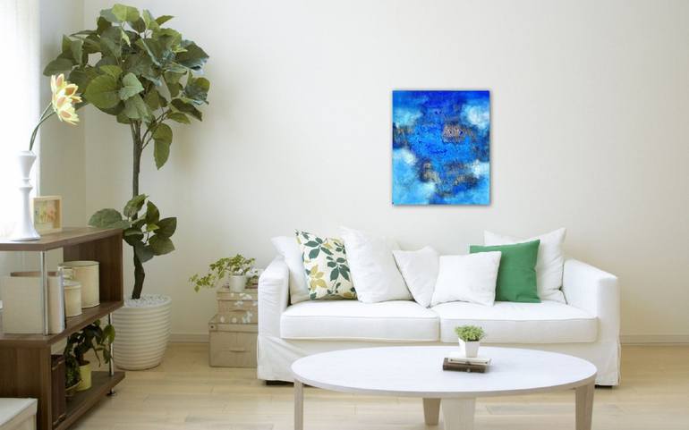 Original Fine Art Abstract Painting by Andrey Visokinsky