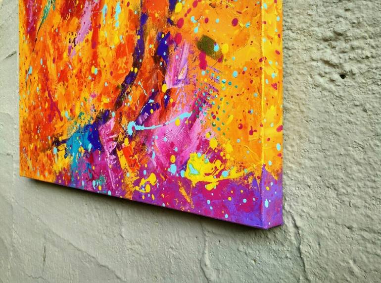 Original Fine Art Abstract Painting by Andrey Visokinsky