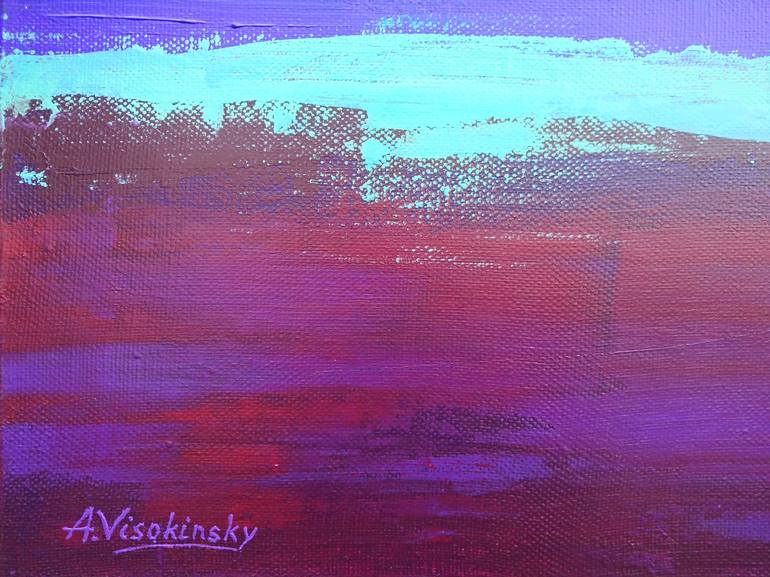 Original Fine Art Abstract Painting by Andrey Visokinsky