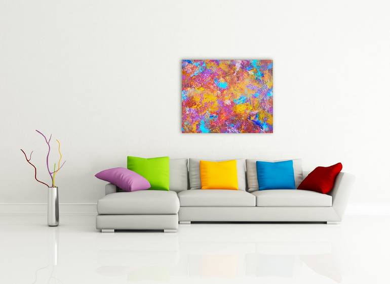 Original Fine Art Abstract Painting by Andrey Visokinsky