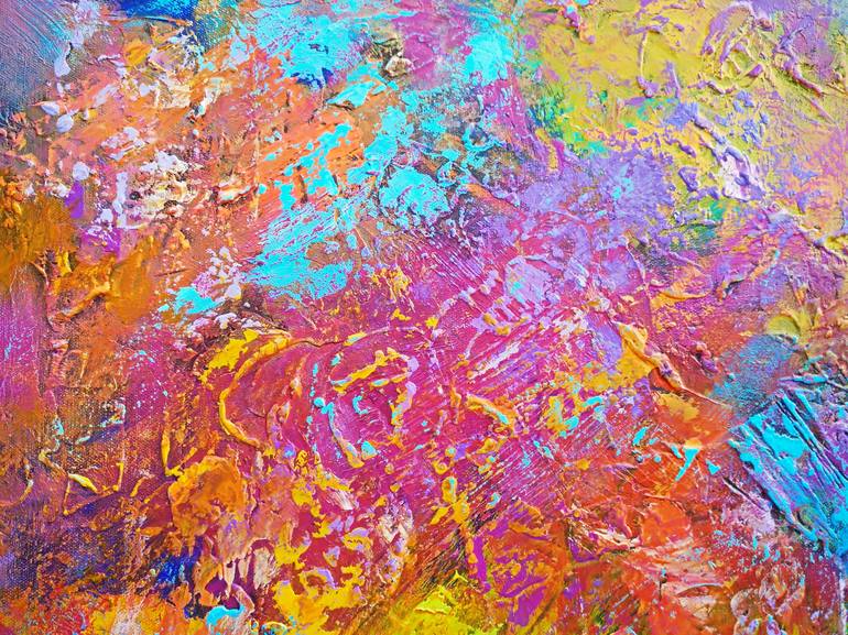 Original Fine Art Abstract Painting by Andrey Visokinsky