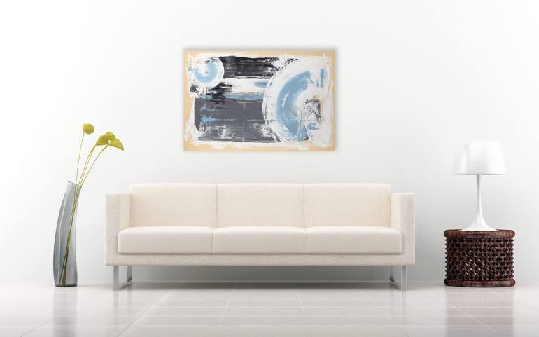 Original Fine Art Abstract Painting by Andrey Visokinsky