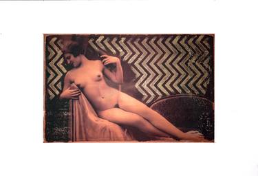 Original Figurative Erotic Mixed Media by Bulent Unsal