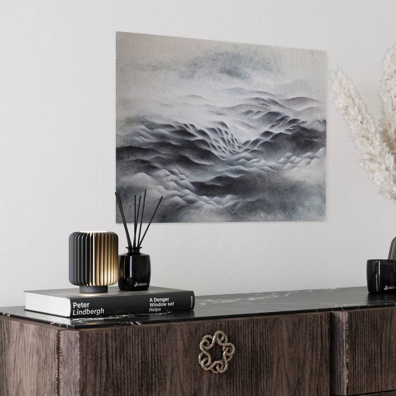 Original Abstract Landscape Painting by Francesca Borgo