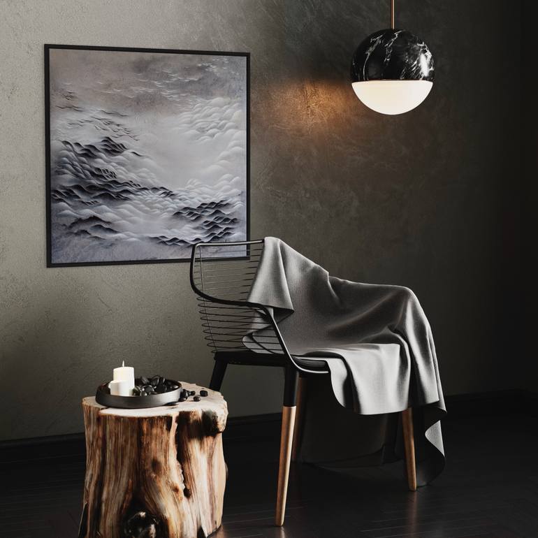 Original Abstract Expressionism Abstract Painting by Francesca Borgo