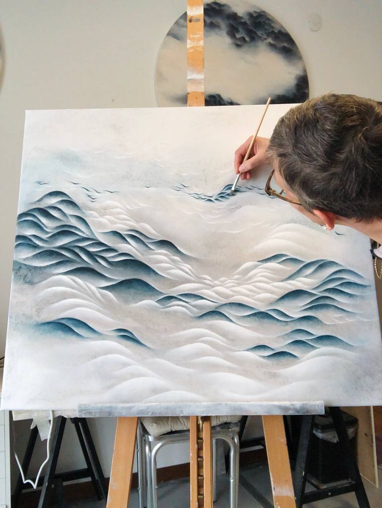 Original Abstract Expressionism Abstract Painting by Francesca Borgo