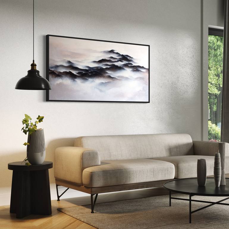 Original Abstract Landscape Painting by Francesca Borgo