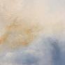 This ethereal and elegant painting of a sky blue cloudscape is full of lightness and peaceful feelings. It gives a modern and classy look to any room in your home, a bright and sophisticated interior decor idea.  

The original artwork on wrapped canvas, is made with acrylic colors, gesso, resins mixed with sands.
Being richly textured, it gives the viewer both a visual and a tactile experience. Size: 31.5x35.4x0.7" (80x90x1.8cm). 

It's signed on the back by the author and ready to hang.