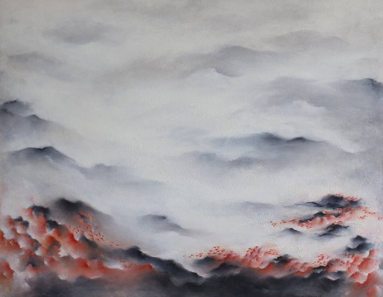 Original Abstract Landscape Paintings by Francesca Borgo