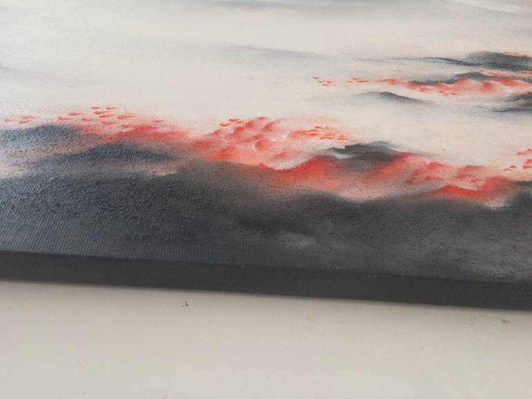 Original Abstract Landscape Painting by Francesca Borgo