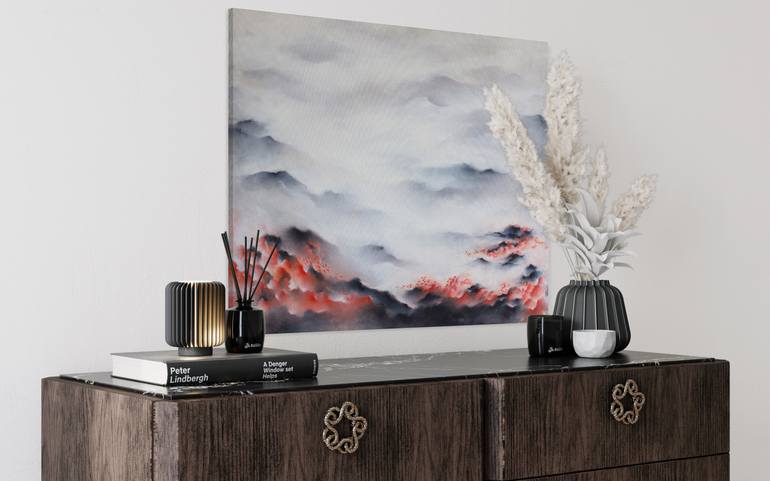 Original Abstract Landscape Painting by Francesca Borgo