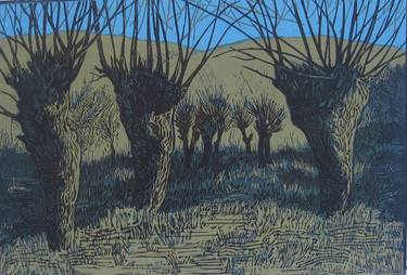 Original Landscape Printmaking by Nataliia Zhuravlova