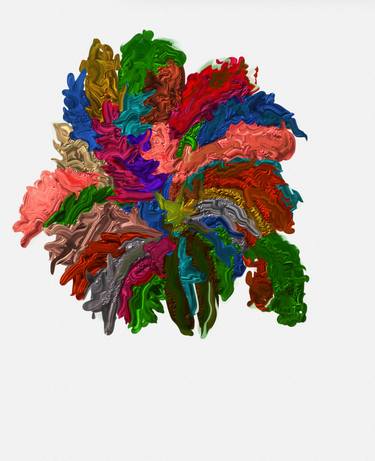 Original Digital Art Abstract Digital by Priti Biscuitwala