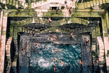 Bathing in a Stepwell - Limited Edition 1 of 10 thumb