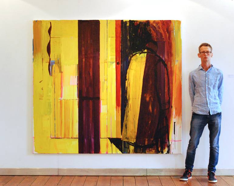 Original Abstract Expressionism Abstract Painting by Ashley Hanson