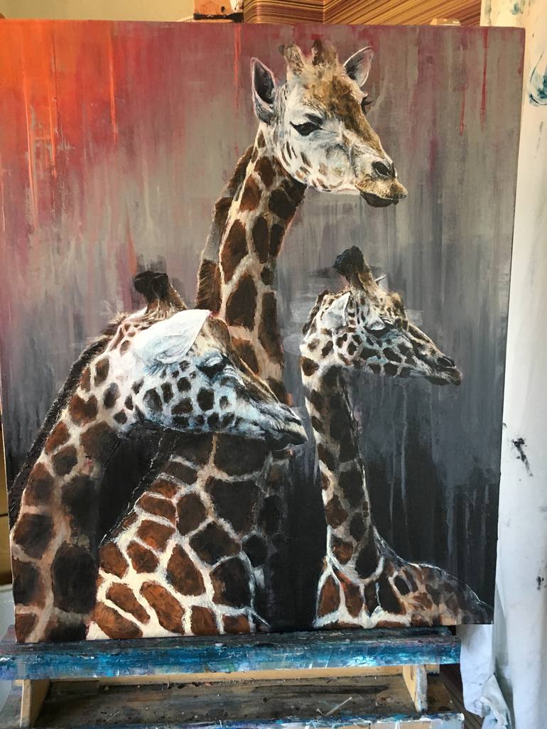 Original Impressionism Animal Painting by Paul Hardern