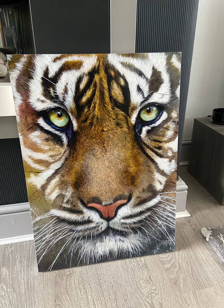 Original Expressionism Animal Painting by Paul Hardern