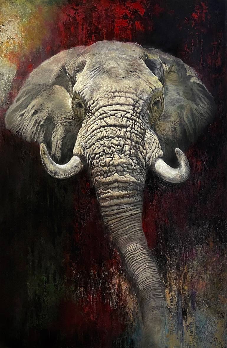 paintings of elephants