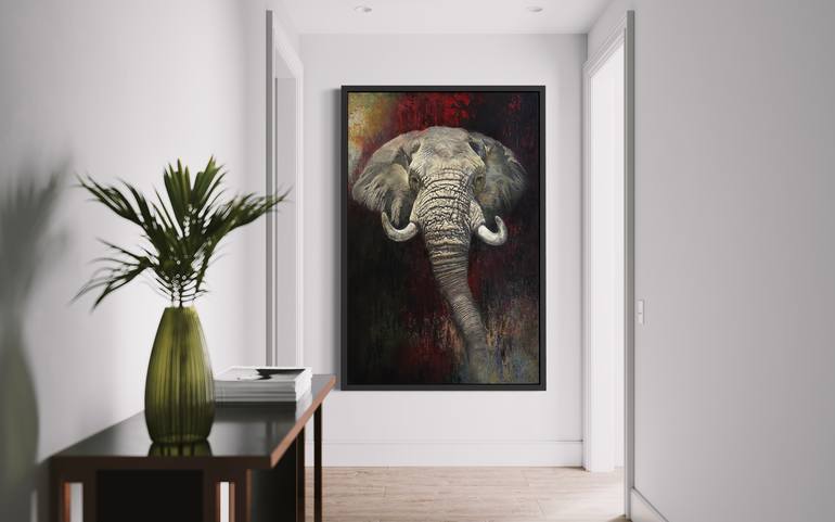 Original Modernism Animal Painting by Paul Hardern