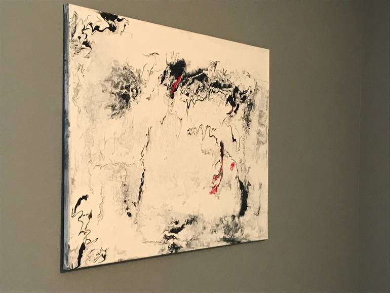 Original Abstract Expressionism Abstract Painting by Brad Rushing