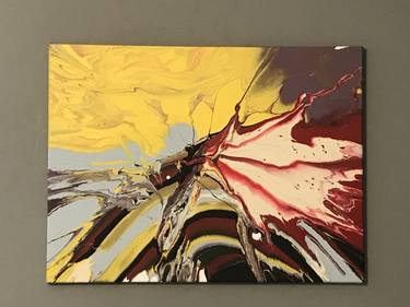 Original Abstract Expressionism Abstract Painting by Brad Rushing