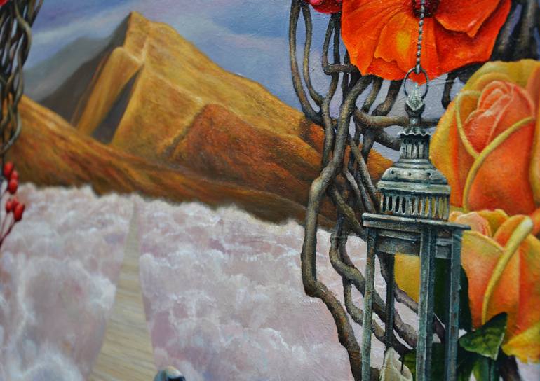 Original Surrealism Fantasy Painting by Agnieszka Osak
