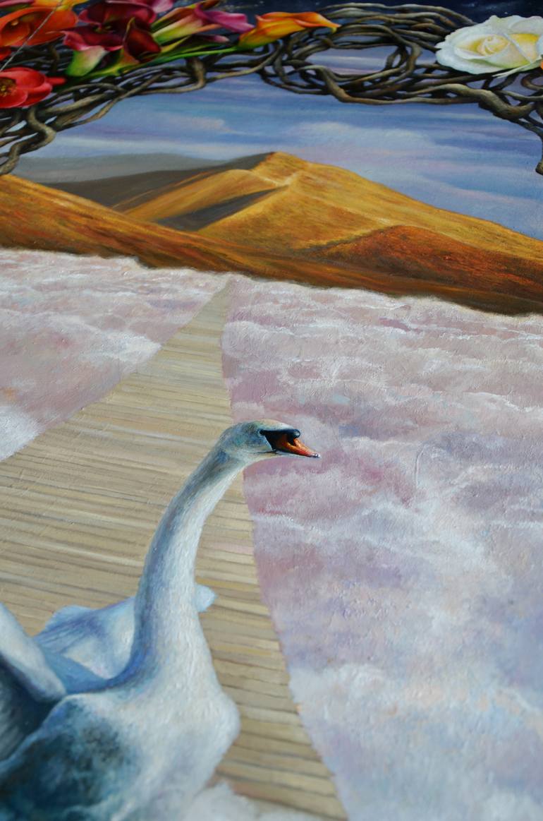 Original Surrealism Fantasy Painting by Agnieszka Osak