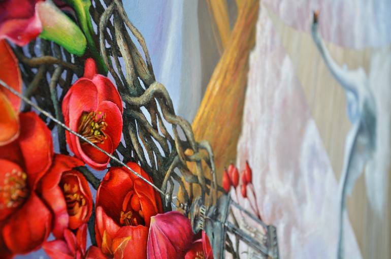 Original Surrealism Fantasy Painting by Agnieszka Osak