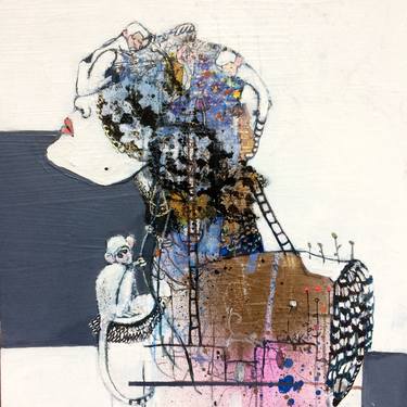 Original Illustration Women Painting by Christine Clark