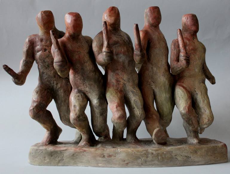 Original Political Sculpture by Amanda Ward