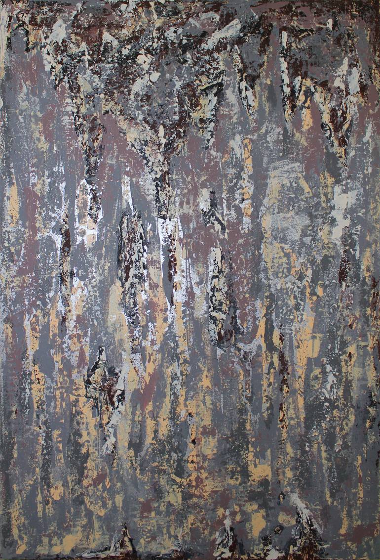 Silver abstraction Painting by Andrey Khlimankov Saatchi Art