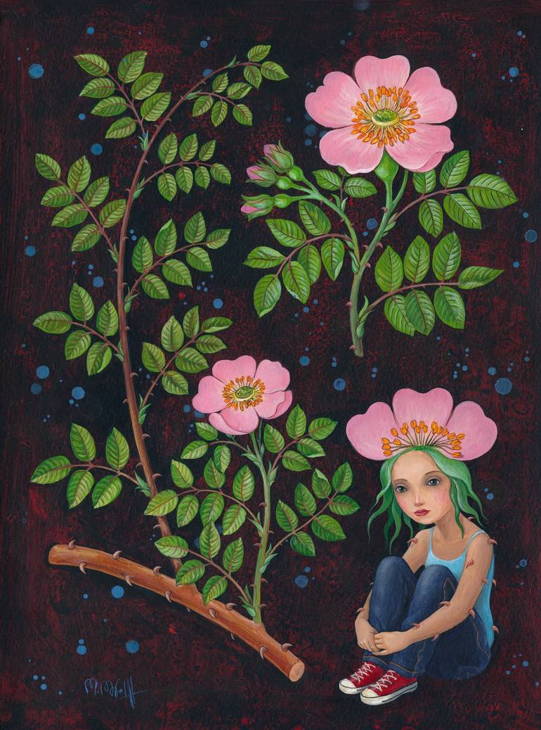 Print of Fine Art Botanic Paintings by Margarita Wolff