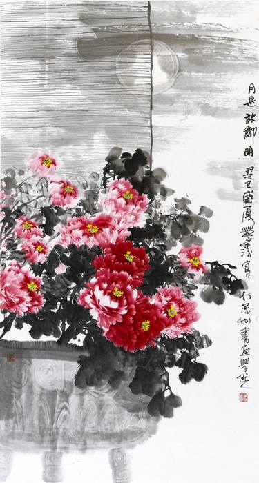 Original Garden Paintings by Xue Xang