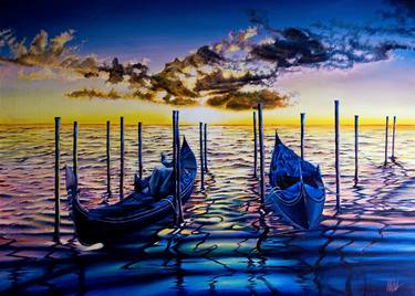 Original Seascape Paintings by Michel Rossi