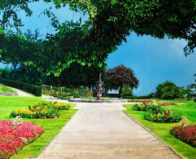 Original Realism Landscape Painting by Michel Rossi