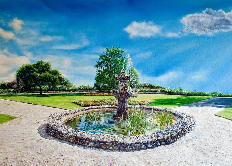 Original Realism Landscape Painting by Michel Rossi