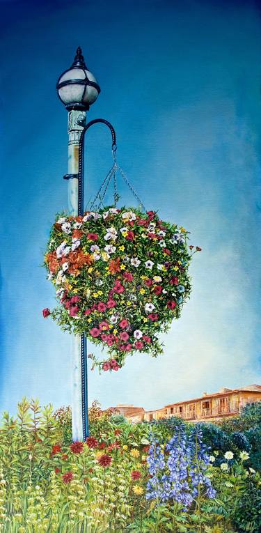 Original Floral Paintings by Michel Rossi