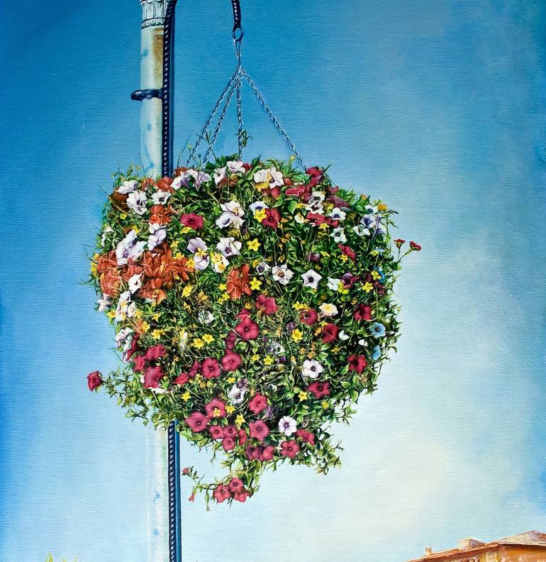 Original Floral Painting by Michel Rossi
